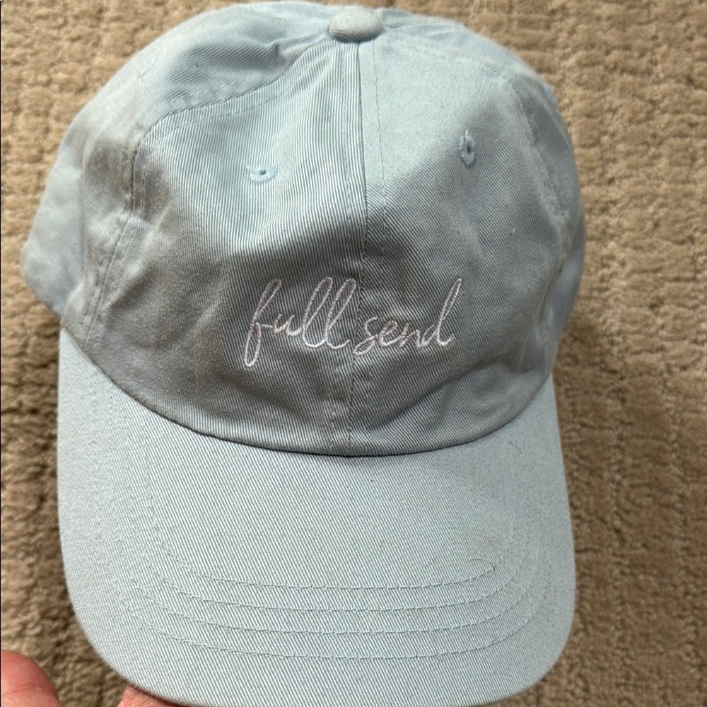 Full Send Light Blue Cap